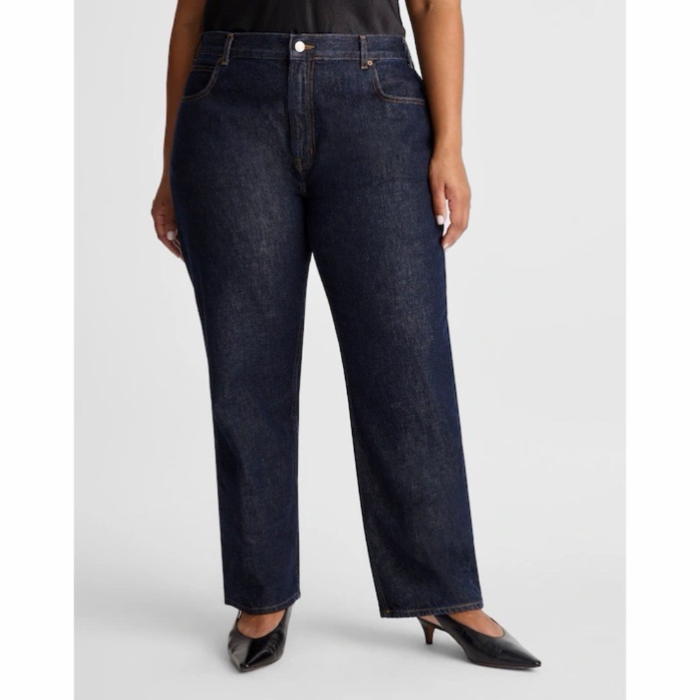 NWT! Madewell - Alexa Chung Plus Slim Boyfriend Jean in Rinse Wash - Size 18W